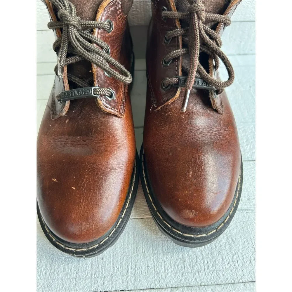 Eastland Men’s Brown Leather Boots 9.5M #Workwear #MadeInUSA